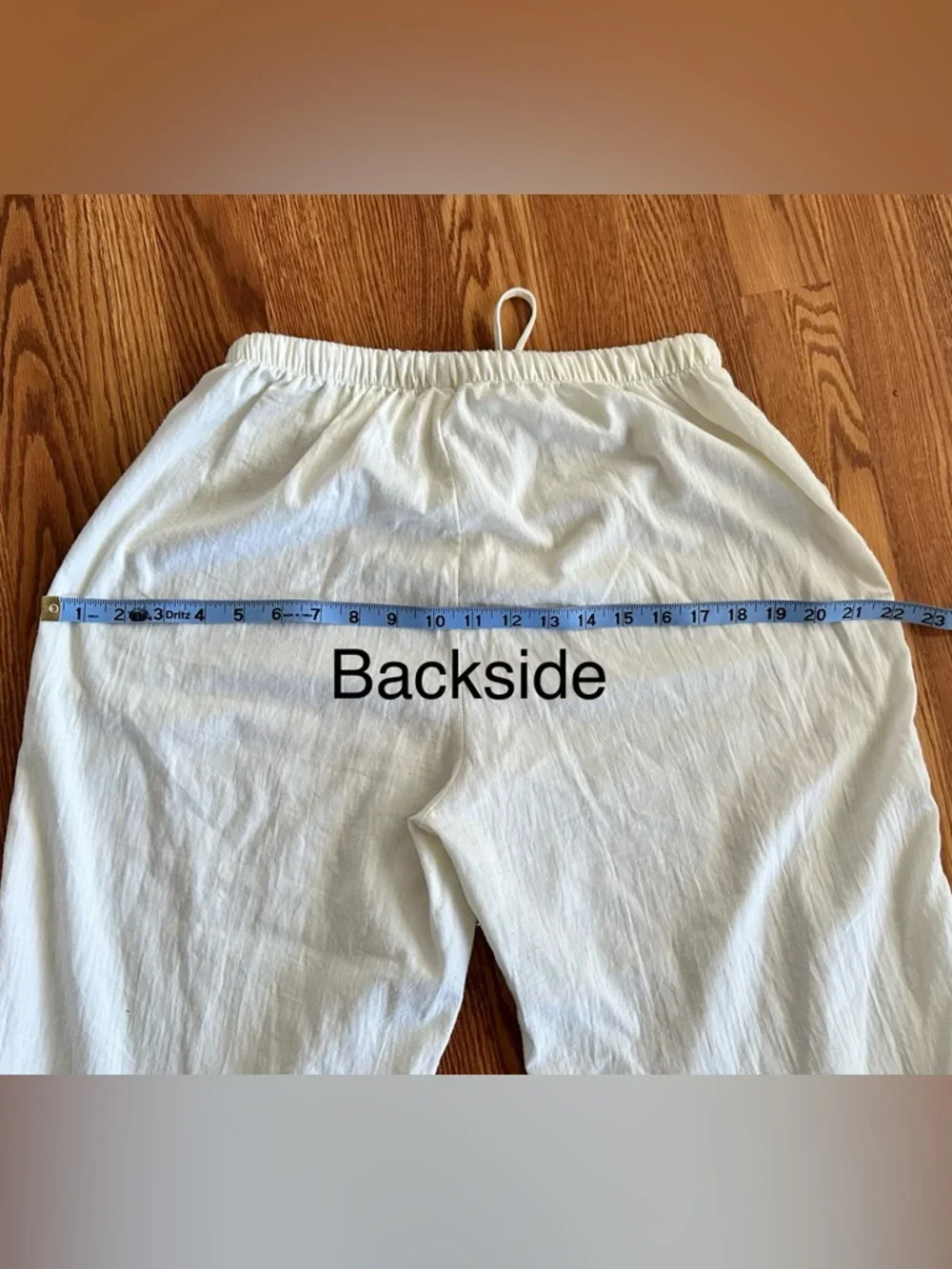 Bloomers Ruffle-Hem Drawstring — cream - Picture 9 of 10